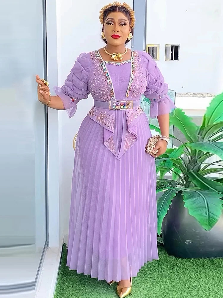 African Dresses For Woman 2025 Africa Clothing Wedding Party Evening Gowns Dashiki Ankara Outfits Dubai Turkey Kaftan Abayas