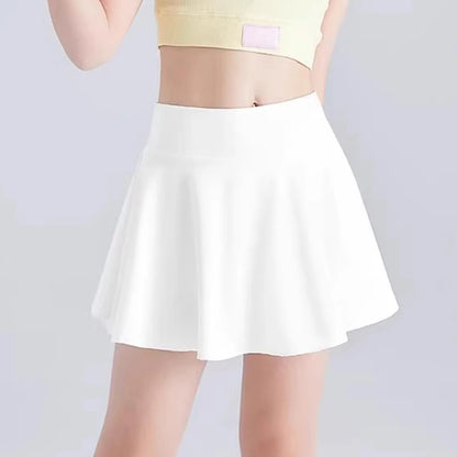 Children's tennis skirt Girls' fashion skirts Spring summer light quick-drying skirt Pants skirt Anti-exposure sports skirts