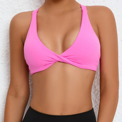 Sporty Woman Top Bras Fitness Clothing Push Up Yoga Bra Underwear Sport Tops For Women Breathable Running Vest Gym Crop Tops