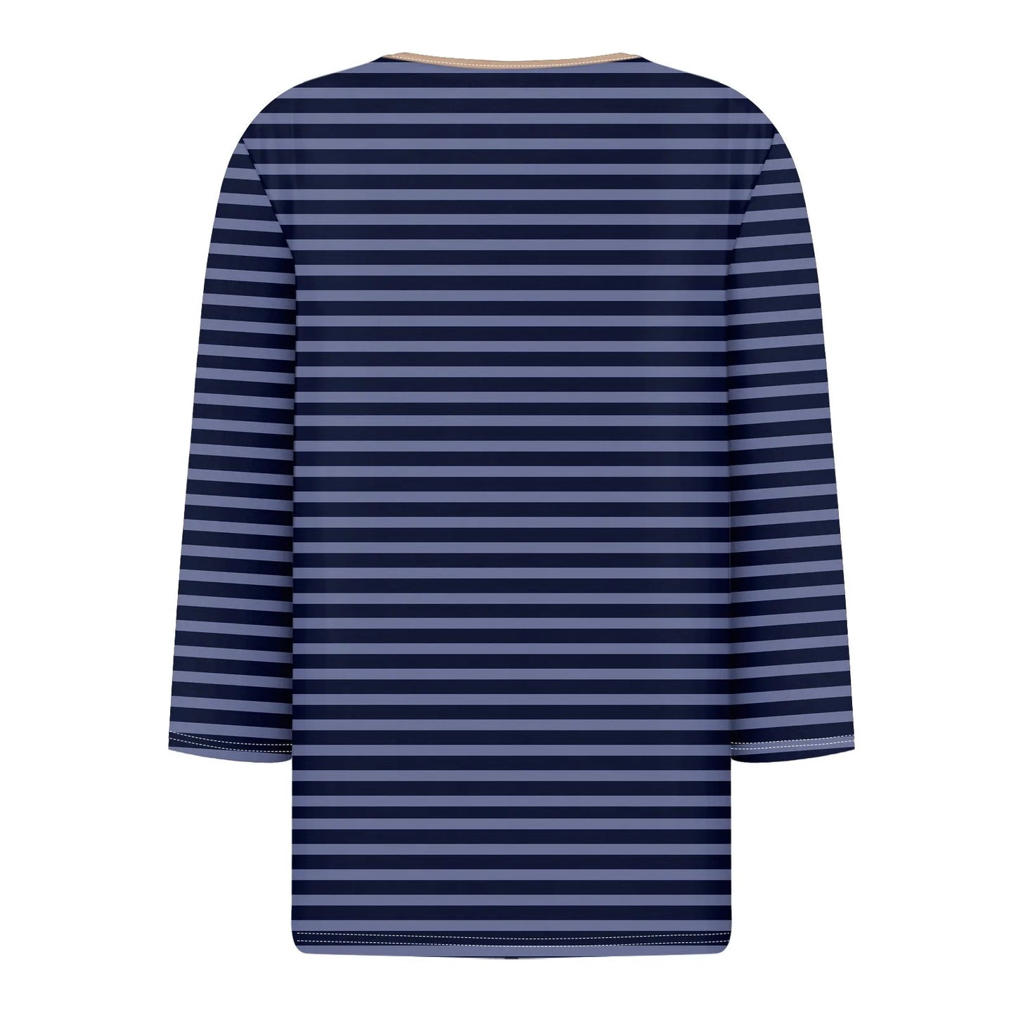 Tops For Women Women'S T Shirt Tee Print Button 3/4 Sleeve Daily Weekend Fashion Basic V Neck Regular Top Ropa De Mujer New