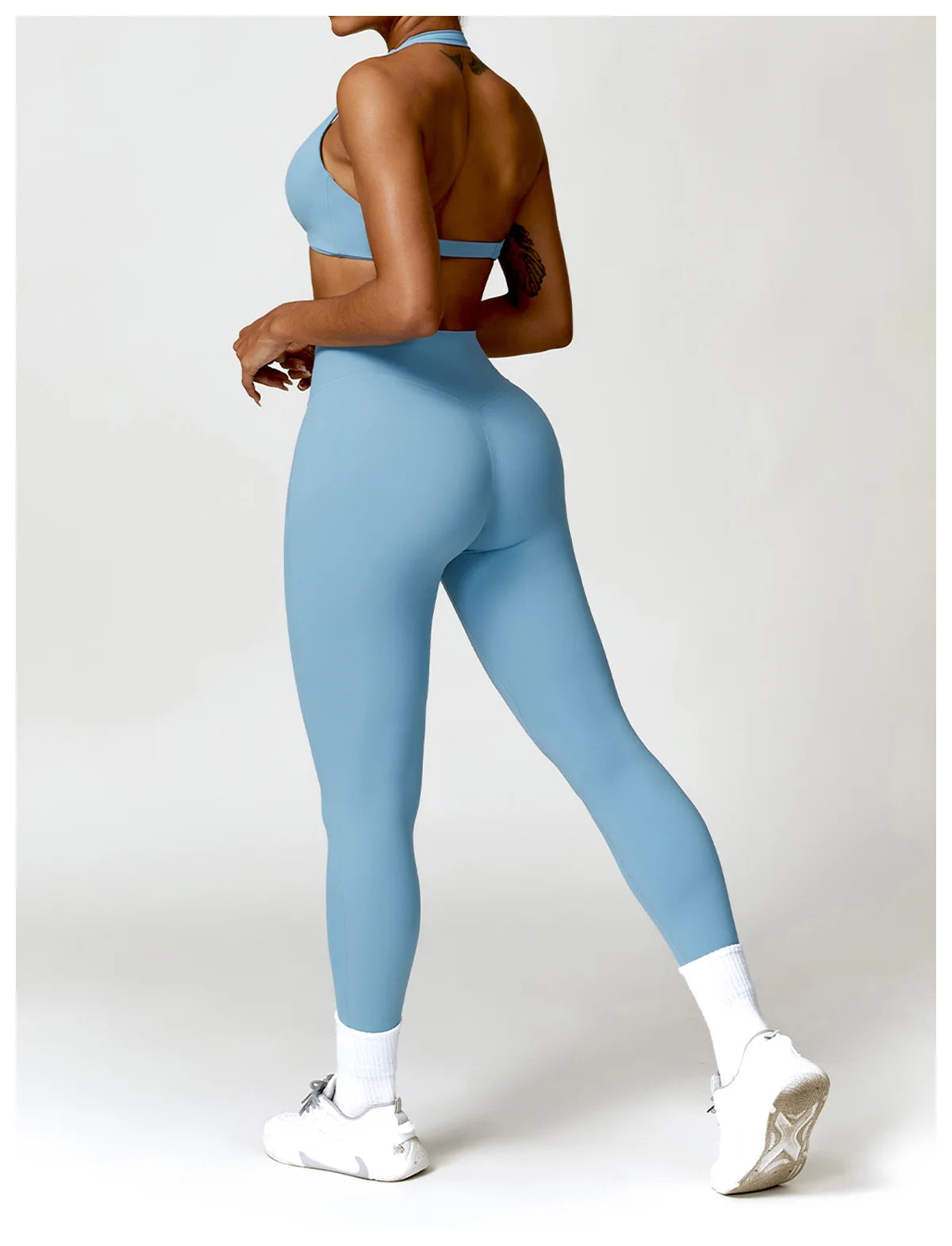 Women High Waist Yoga Pants Fitness Legging Workout Training Tights Running Pants Seamless Sport Leggings Gym Clothing