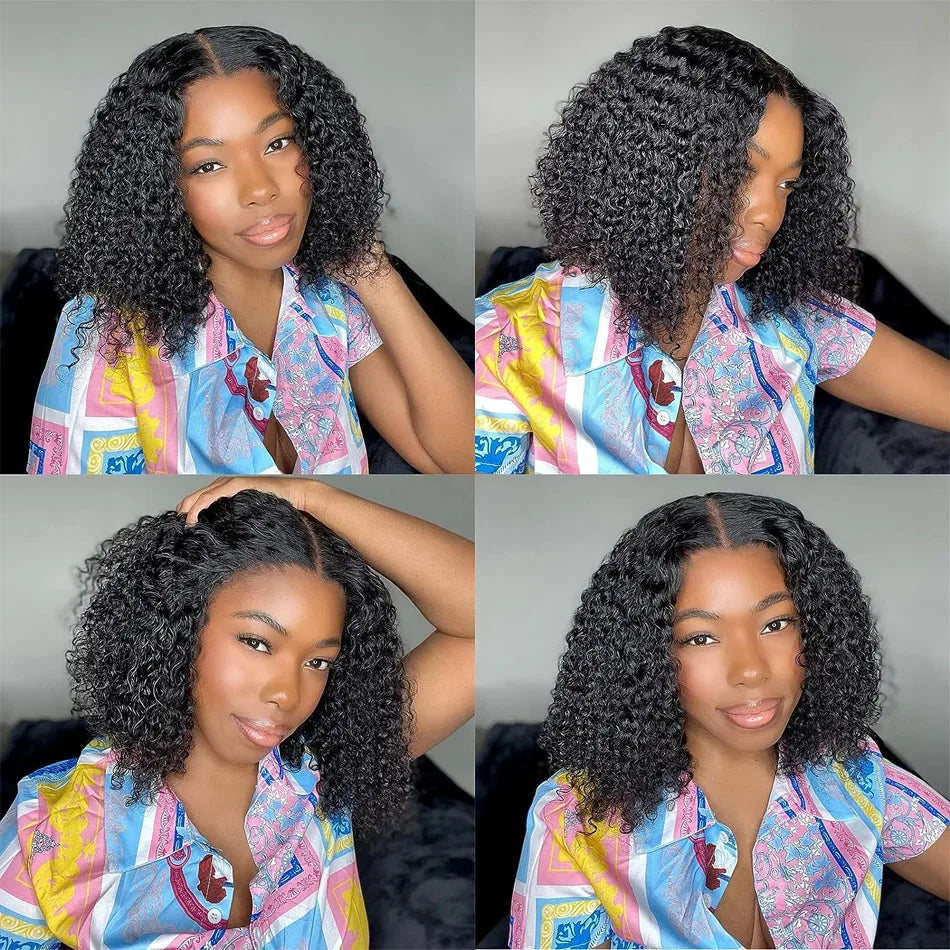 Glueless Wigs Human Hair Wear And Go Kinky Curly Lace Frontal 100% Human Hair Perruque Cheveux Humains OnSale Brazilian Raw Hair