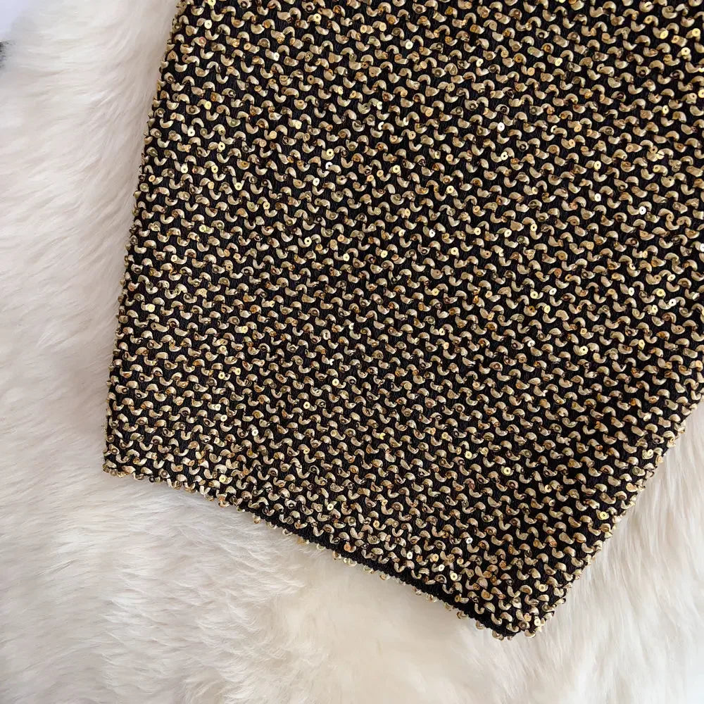 Skirts For Women Stylish Sequin Woman Skirt Formal Office Premium Chic And Elegant V Luxury Offer Original Hot Korean Style On