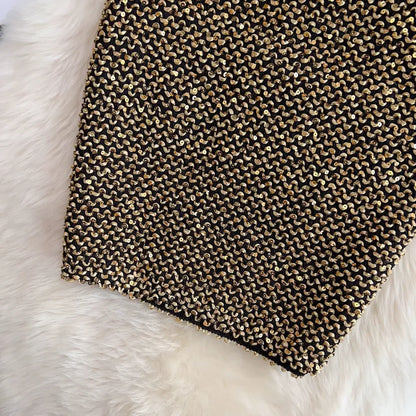 Skirts For Women Stylish Sequin Woman Skirt Formal Office Premium Chic And Elegant V Luxury Offer Original Hot Korean Style On