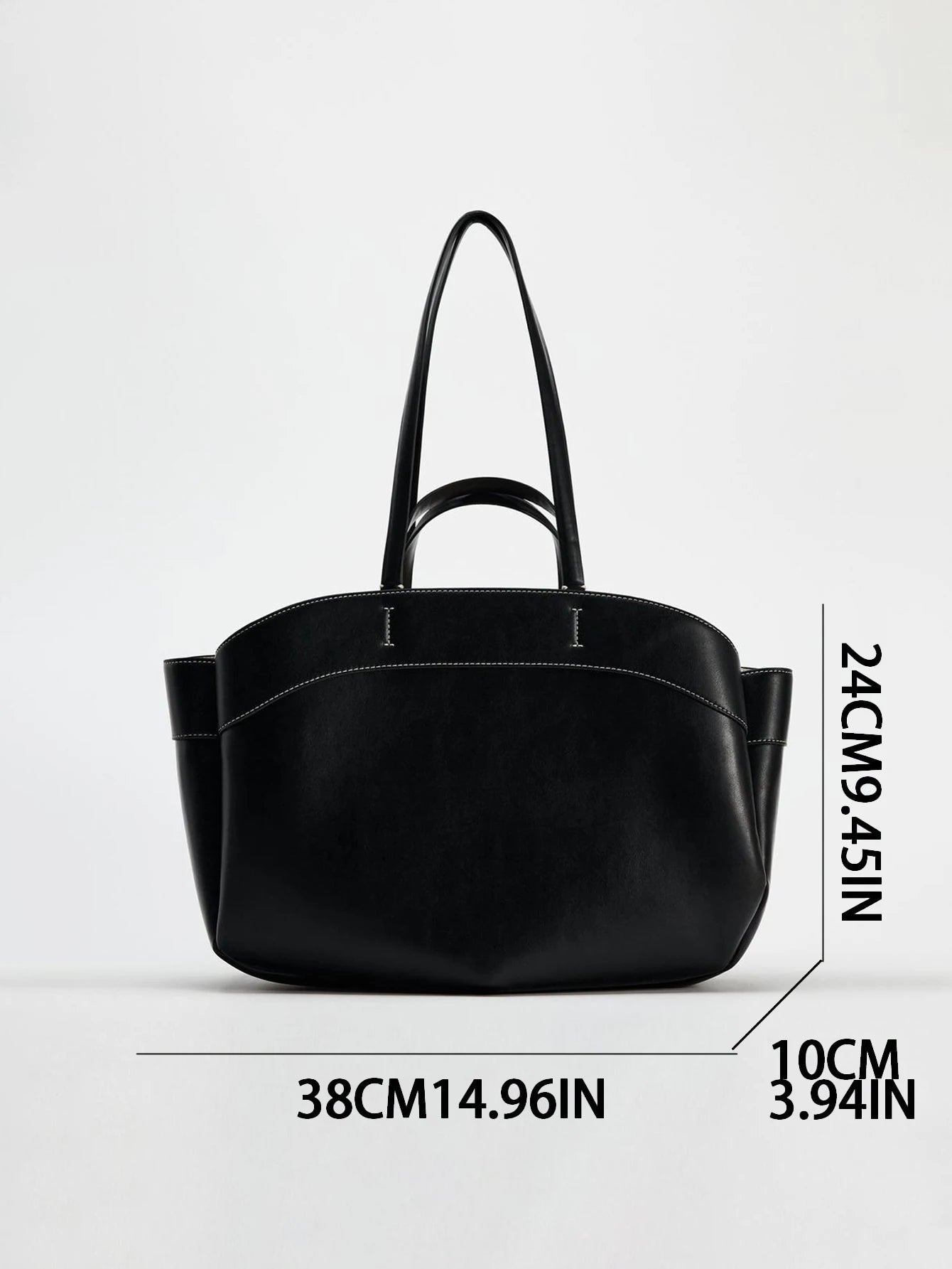 Women Tote Bag Underarm Pouch Large Capacity Pu Leather Shoulder Bag Retro Crossbody Bag Casual Portable Bucket Bags Handbag