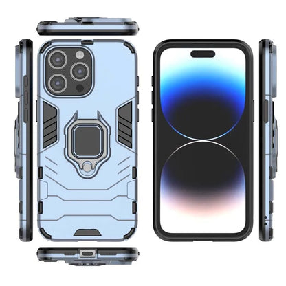 Shockproof Armor Case For iPhone 14 15 Pro Max Cover Holder Back Coque for iphone 11 12 13 Mini 7 8 Plus X XR XS Phone Cases