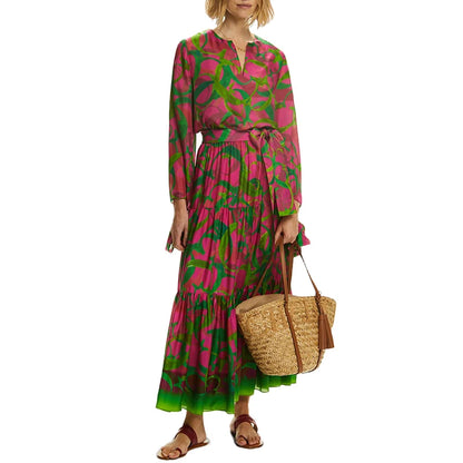 2025 Female Skirts Lace Up Design loose Skirt Fashion Multicolor Comfort Soft Women Skirts 2024 New Casual Ladies Skirt