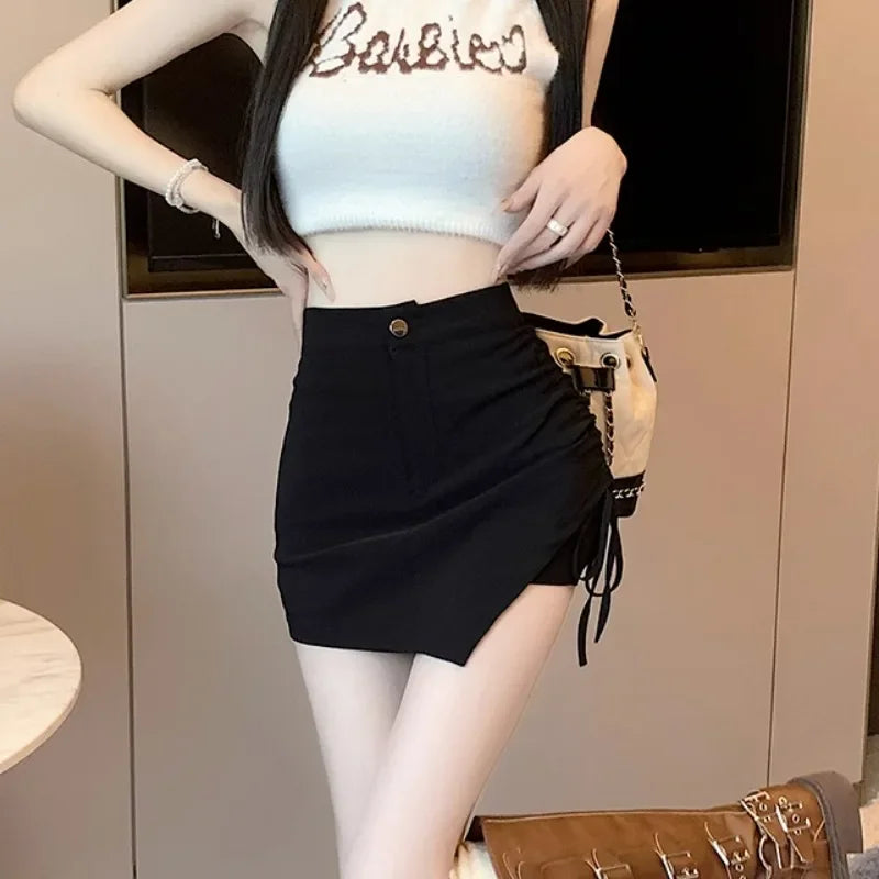 Woman Skirt High Waist New In Summer 2024 Skirts for Women Cheap Premium Luxury Elegant Chic Stylish Clothing Trend Aesthetic V