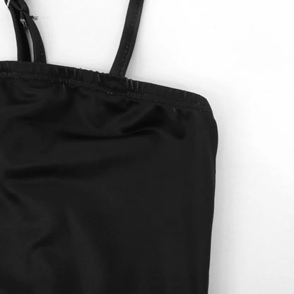 Women's Dresses New Summer Sexy Black Lace Fashion Print Sleeveless Backless Strap Maxi Dress Casual Club Elegant Female Dresses