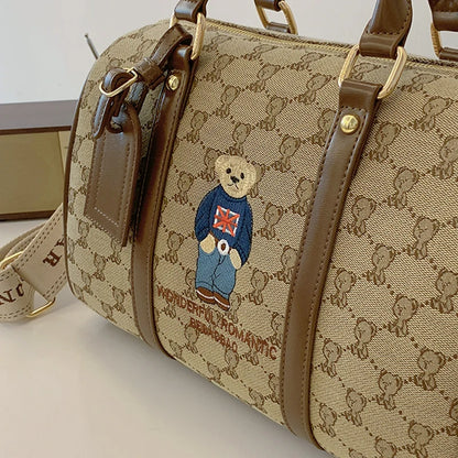 New Women Pillow Bag Large Capacity Fashion Lightweight Luggage Travel Bag Designer Retro Female Handbag Shoulder Crossbody Bags