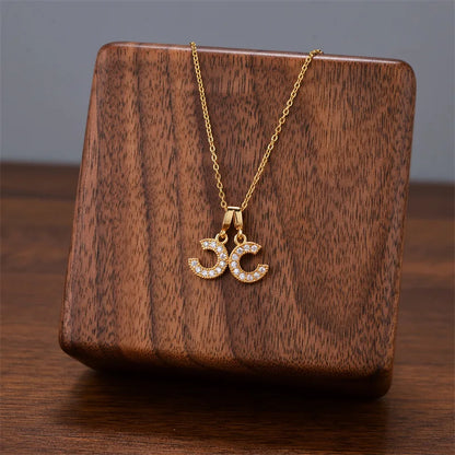 2025 New Necklace For Women, Non Fading C Letter Pendant, Light Luxury, Niche High-end, Sensational And Explosive Product
