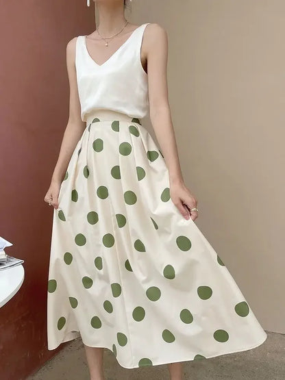 Skirts for Women Chic and Elegant High Waist New In Woman Skirt Clothing Trend 2024 Y2k Vintage A Line Casual Modest Streetwear