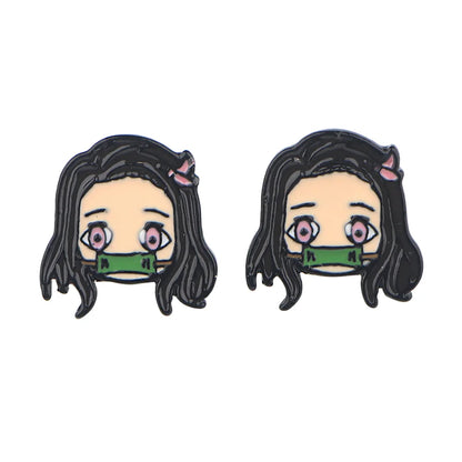 Anime Series Earrings for Women Girls Cartoon Studs Earrings Stainless Steel Ear Pierced Jewelry Accessories Party Gifts