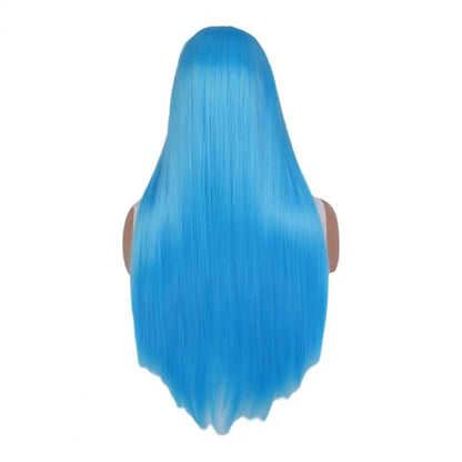 I's a wig Synthetic Blonde Wigs Long Straight Wigs with Bangs for White Black Women Red Pink Black Brown Daily Use Cosplay Wigs