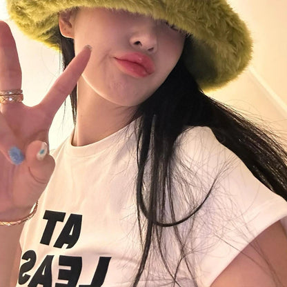 Women T-Shirt Y2k Tops Crop Top Letter 2000s Harajuku Summer Korean Fashion Streetwear Gothic Short Sleeve Aesthetic Clothing