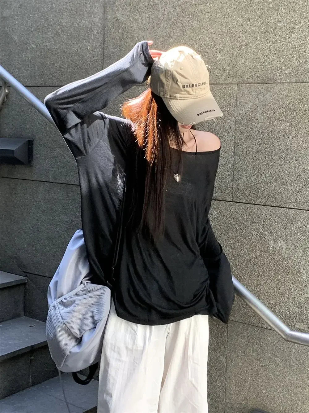 Women T-Shirts Casual Loose New Slightly Transparent O Neck Female Top Thin Sun Protection Tees Spring Summer 2025