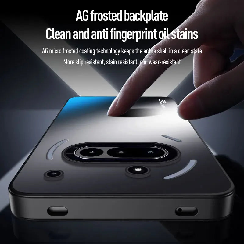 Magnetic Case for Nothing Phone 3A Pro Matte Shockproof Hard Bumper Stand Holder Cover Cases for Nothing Phone 3A 2A CMF Phone 1