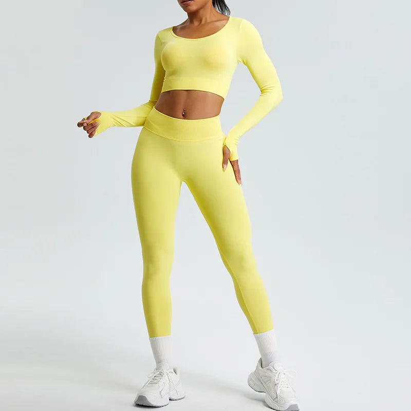 Women Yoga Pants High Waist Ribbed Sport Legging Gym Fitness Leggings Women Seamless Female Legging Tummy Control Running Tights