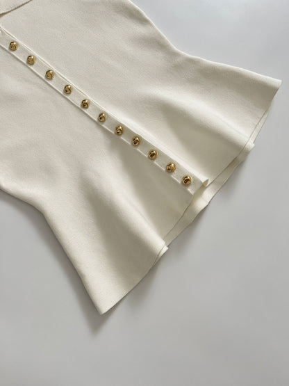 Women's clothing 2025 summer new product fashion European and American style short skirt style knitted vest top