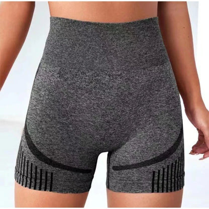 Women Yoga Shorts High Waisted and Hip Lifting Yoga Pants Outdoor Running Fitness Shorts Breathable Quick-dry Sportswear Pants