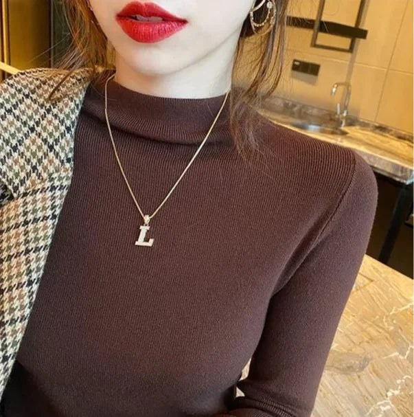 Tops Woman Trending Clothing Polyester Long Sleeve T Shirt for Women Autumn Winter Korean Reviews Many Clothes Emo Cheap Style