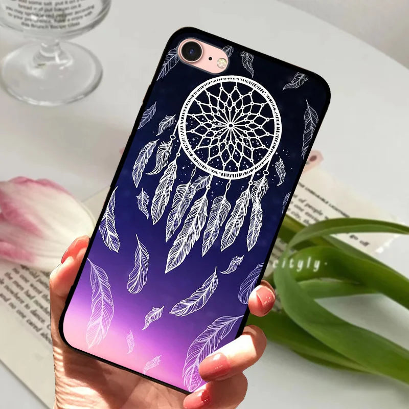 For iPhone 6S 6 Case Silicone Soft Back Phone Cover For iPhone 7 7Plus 6 6S Plus Silicon Cases For iPhone 8 8 Plus Fundas Bumper