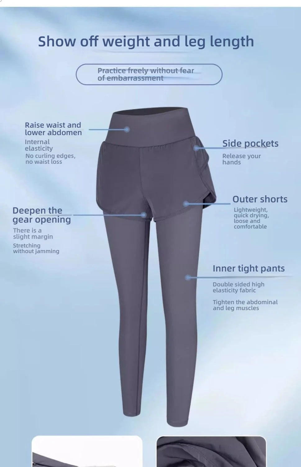 Yoga pants, women's quick-drying fitness pants, high-waisted and hip-lifting running training tight sports pants