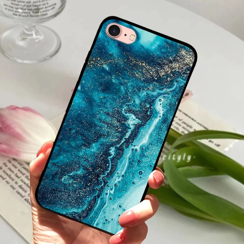 For iPhone 6S 6 Case Silicone Soft Back Phone Cover For iPhone 7 7Plus 6 6S Plus Silicon Cases For iPhone 8 8 Plus Fundas Bumper