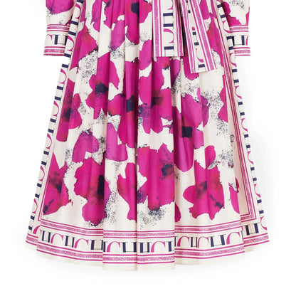 Women Dresses Party Dresses Retro Shirt Dress Long Sleeved Belt Single Row Buckle Layered Skirt Hem Design Casual Dresses