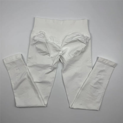 Woman Low Yoga Pants Tummy Control Squat Proof Gym Fitness Workout Scrunch Butt Tights Seamless Sports Leggings