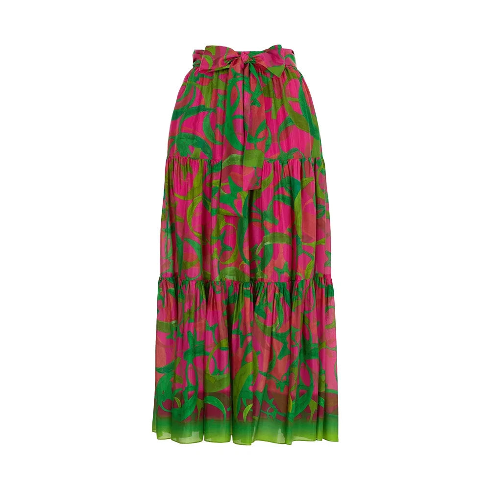 2025 Female Skirts Lace Up Design loose Skirt Fashion Multicolor Comfort Soft Women Skirts 2024 New Casual Ladies Skirt