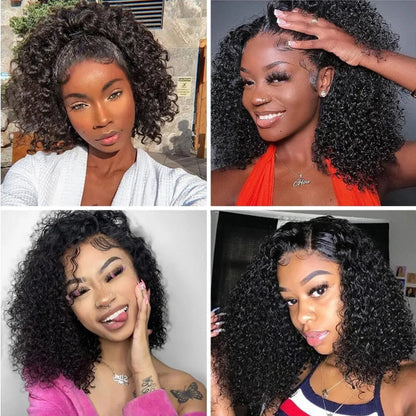 Glueless Wigs Human Hair Wear And Go Kinky Curly Lace Frontal 100% Human Hair Perruque Cheveux Humains OnSale Brazilian Raw Hair