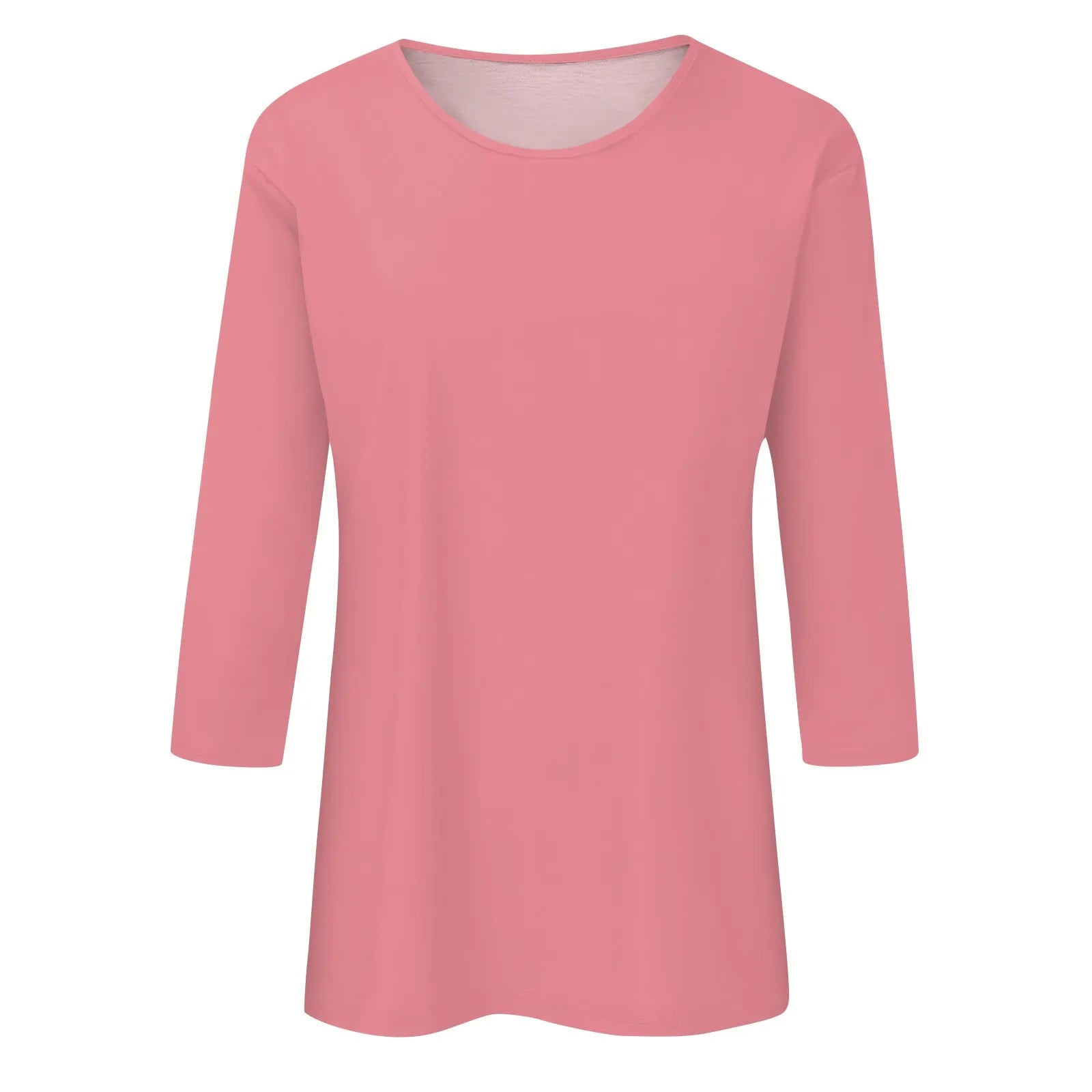 Women Summer Tops Round Neck Three Quarter Sleeve Comfortable Print T Shirt Blouse Women T Shirt muticolor t shirt tops