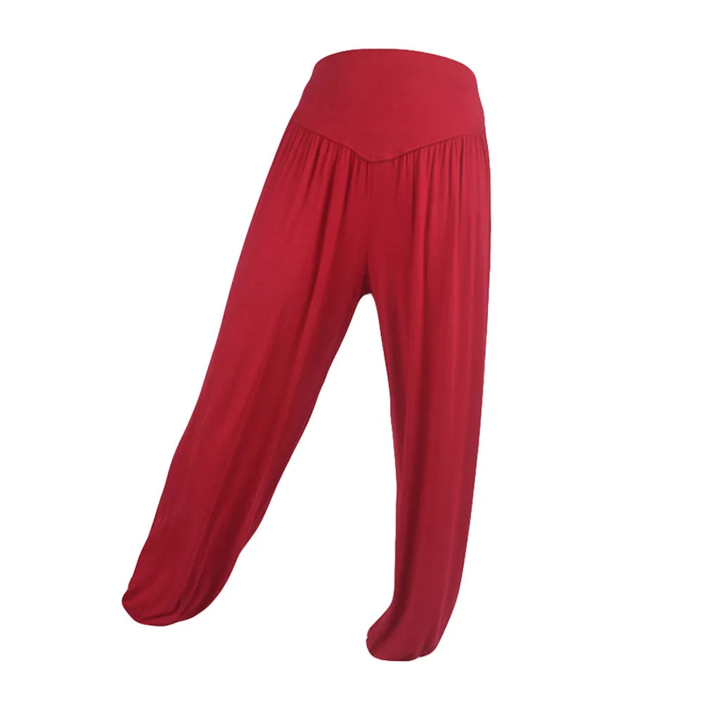 Yoga Pants Loose Harem Pants For Women Training Dance Trousers Sport Running Yoga Pants High Waist Ladies Trousers