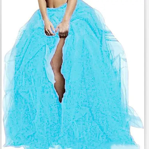 Women Skirts Vintage Spring Summers Pleated Party Long Skirt Black Adult Tutu Dancing Fahion Female Skirts Faldas Mujer Tulle