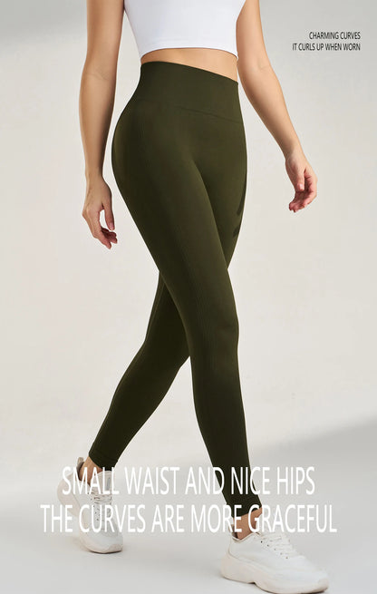 Women's yoga pants no embarrassing line sports fitness leggings tight peach hips high waist naked feeling yoga pants woman