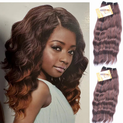 Synthetic Curly Hair Bundles Water Wave Hair Weave Hair Extensions High Quality Weaving heat Temperature Hair
