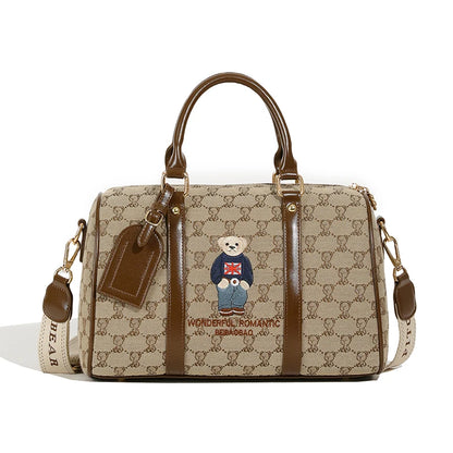 New Women Pillow Bag Large Capacity Fashion Lightweight Luggage Travel Bag Designer Retro Female Handbag Shoulder Crossbody Bags