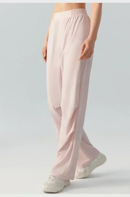 2025 Yoga Pants Women High-waisted Hip-lifting Dance Pants Flared Wide-leg Pants Sports Fitness Pants Summer