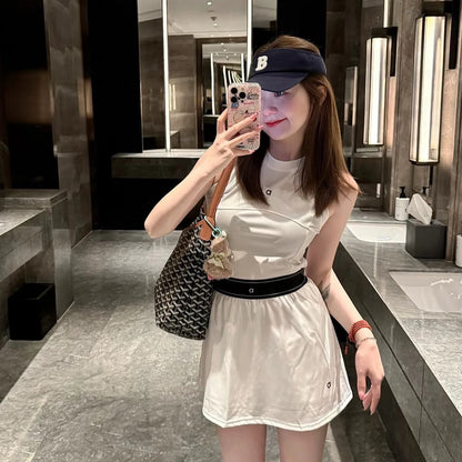 Women Tennis Skirt Golf Skirt Breathable comfort Outdoors Run Dance fitness yoga Lightweight  Skirt