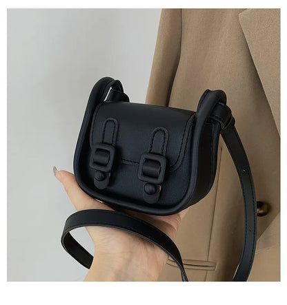 Women Bags Trendy Fashionable Retro Shoulder Bag Casual Crossbody Bag Children Messenger Bag Kids Bags for Girl Solid Wallet 가방