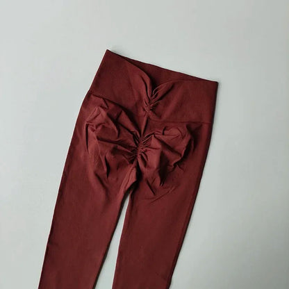 Women's Fitness Yoga Pants New High Waist and Waist Lifting Hip Fitness Pants Women's High Elasticity Speed Drying Tight Sports