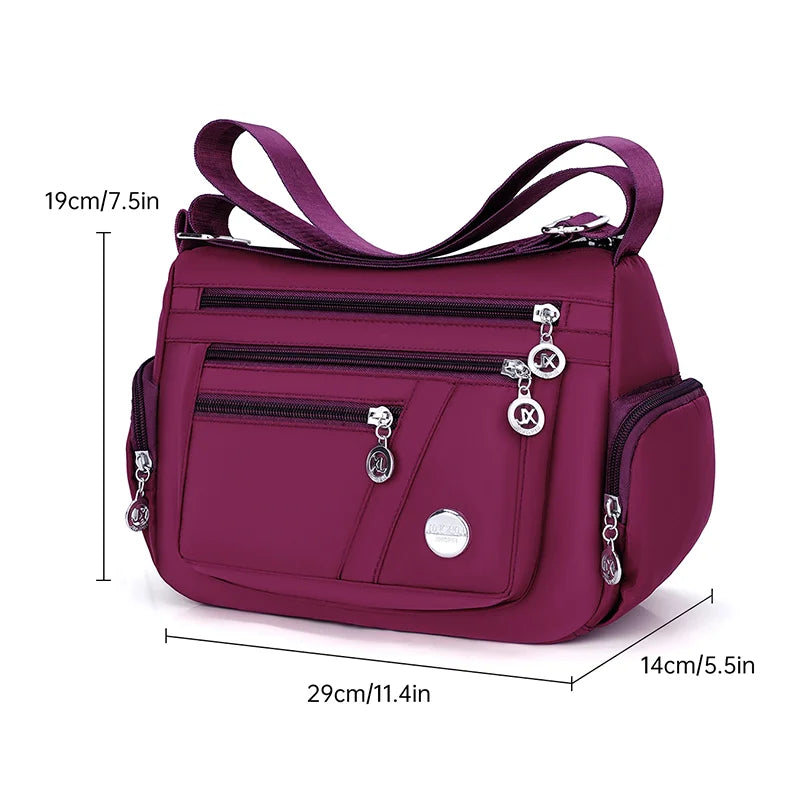 New Women Bag Nylon Waterproof Messenger Bags For Lady Crossbody Shoulder Bag Casual Handbags High Quality Multifunctional
