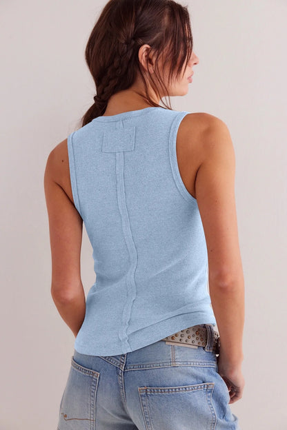 Workout Tops For Women Racerback Basic Summer Tank Tops Sexy V Neck Fitted Sleeveless Shirts Y2K Casual Wear Ribbed Basic Tops