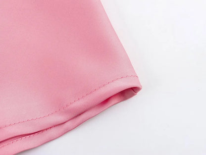 Satin Skirt Woman High Waist Elegant Long Skirts For Women Fashion Summer Midi Skirt Office Women's Skirts