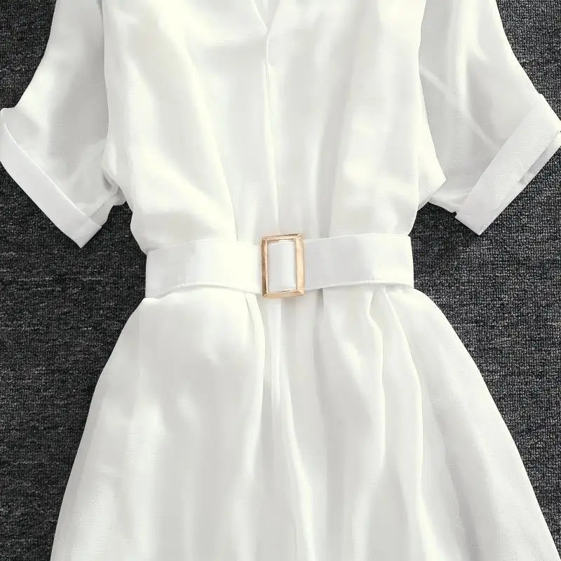Female Dresses 2024 Chic and Elegant Pretty Clothing Chiffon Blazer Women's Dress Satin Silk White Formal Occasion X Fashion Y2k