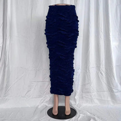 2025 Spring Summer Women Style Women Long Skirts Muslim High Quality Fashion Style Fit High Waist Skirt Plus Size Skirt