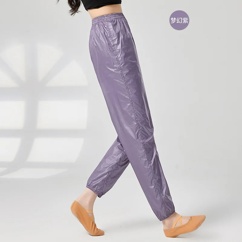 Ballet Pants Woman Yoga Leggings Fitness Yoga Pants Girls Sport Pants Dance Pants Nylon Dance Warm Up Fitness Pants Women