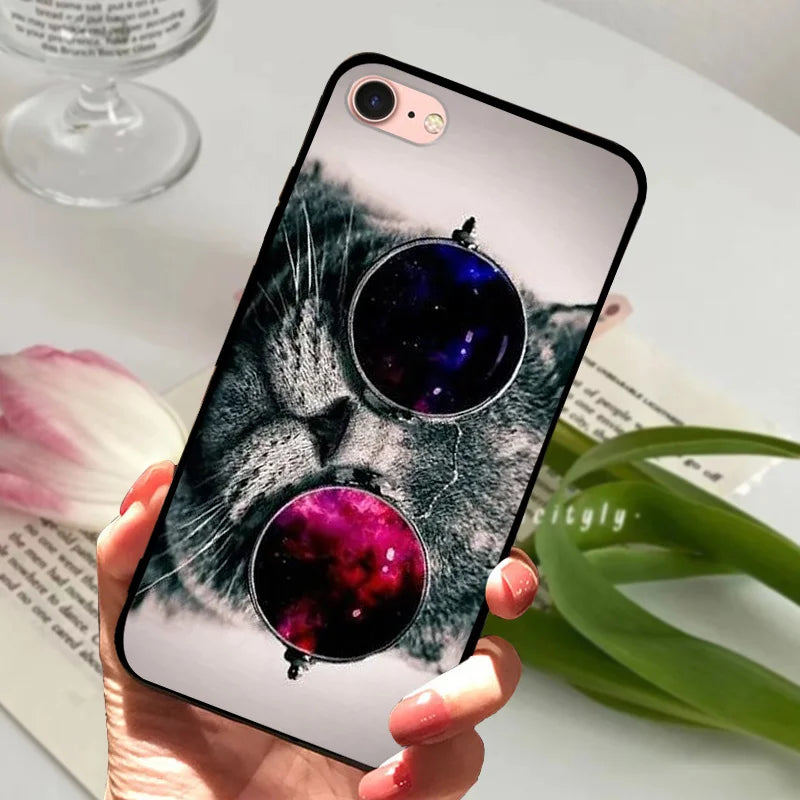 For iPhone 6S 6 Case Silicone Soft Back Phone Cover For iPhone 7 7Plus 6 6S Plus Silicon Cases For iPhone 8 8 Plus Fundas Bumper