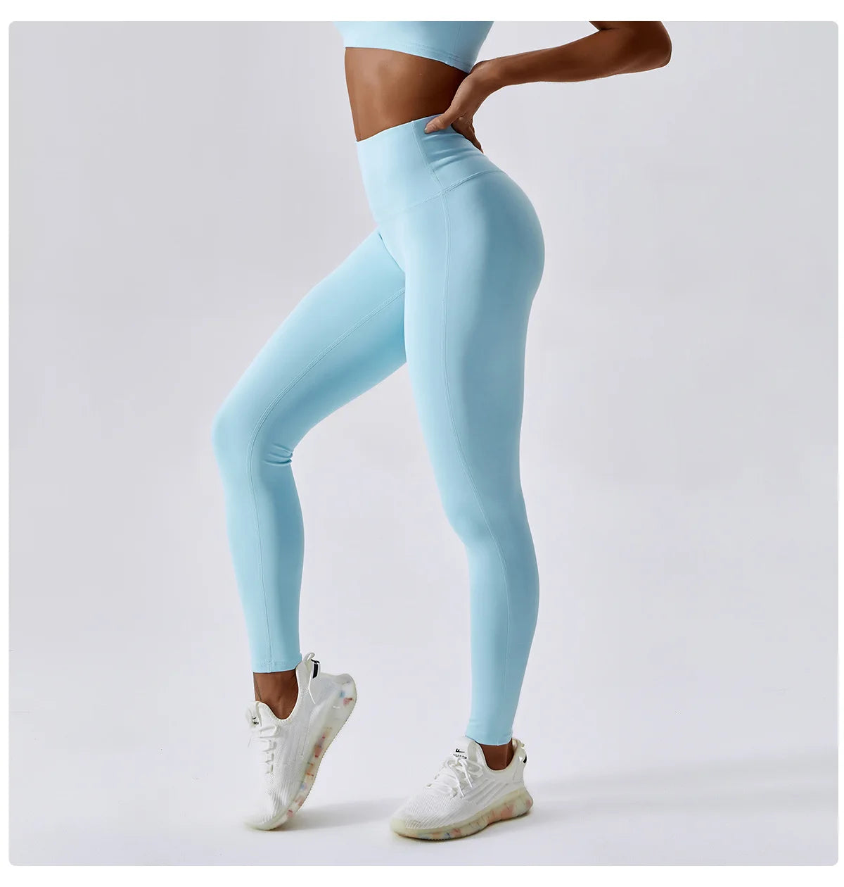 Women's Yoga Pants Nude Feeling Running Speed Dry Buttock Lifting Fitness Pants High Waist Tight Gym Push-Up Sweat Pants